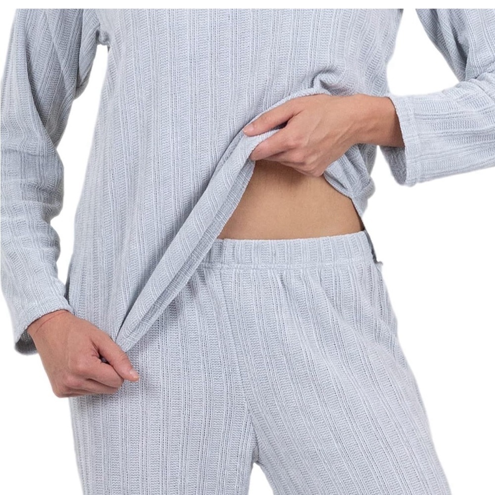 NWT- Jo & Bette Fleece Pajama Pants Set COLOR: Glacier Green - Picture 4 of 7